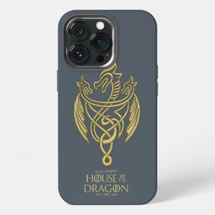 HOUSE OF THE DRAGON Golden Filigree Dragon Crest iPhone 13 Pro Case