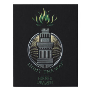 HOUSE OF THE DRAGON   House Hightower Sigil Faux Canvas Print