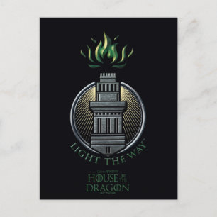 HOUSE OF THE DRAGON   House Hightower Sigil Postcard