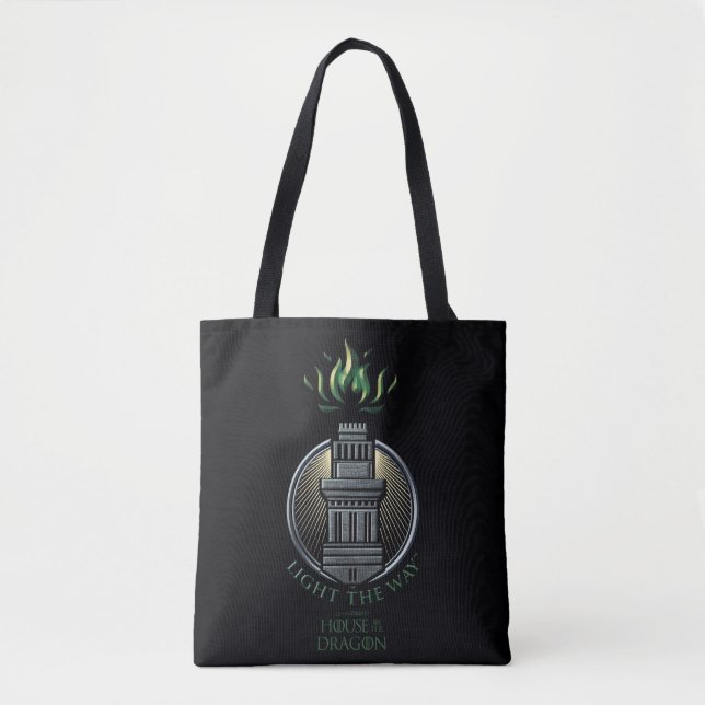HOUSE OF THE DRAGON | House Hightower Sigil Tote Bag (Front)