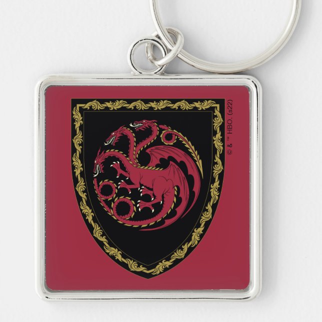 HOUSE OF THE DRAGON | House Targaryen Crest Key Ring (Front)