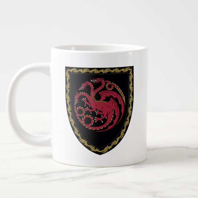 HOUSE OF THE DRAGON | House Targaryen Crest Large Coffee Mug (Left)