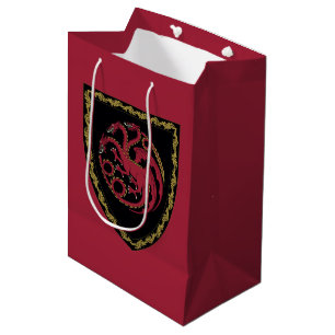 HOUSE OF THE DRAGON   House Targaryen Crest Medium Gift Bag