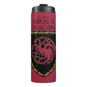 HOUSE OF THE DRAGON   House Targaryen Crest Thermal Tumbler