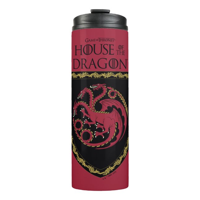 HOUSE OF THE DRAGON | House Targaryen Crest Thermal Tumbler (Front)