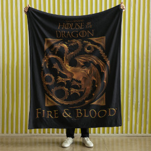 HOUSE OF THE DRAGON House Targaryen Sigil Fleece Blanket