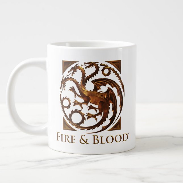 HOUSE OF THE DRAGON | House Targaryen Sigil Large Coffee Mug (Left)