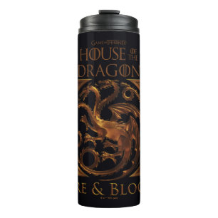 HOUSE OF THE DRAGON   House Targaryen Sigil Thermal Tumbler