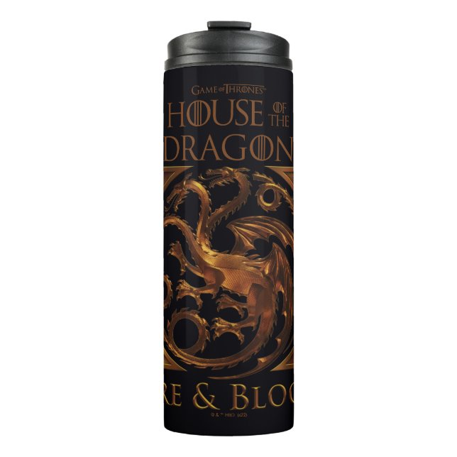 HOUSE OF THE DRAGON | House Targaryen Sigil Thermal Tumbler (Front)
