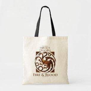 HOUSE OF THE DRAGON   House Targaryen Sigil Tote Bag