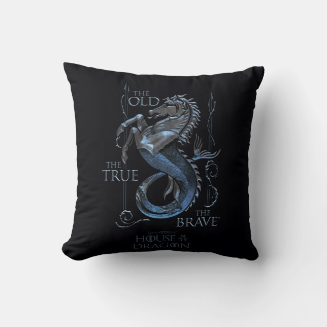 HOUSE OF THE DRAGON | House Velaryon Sigil Cushion (Front)