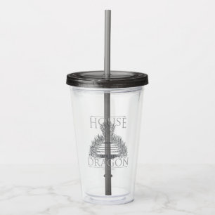 HOUSE OF THE DRAGON   Iron Throne Graphic Acrylic Tumbler