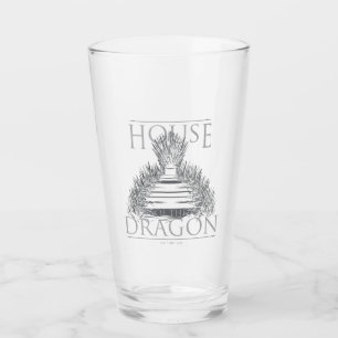 HOUSE OF THE DRAGON   Iron Throne Graphic Glass