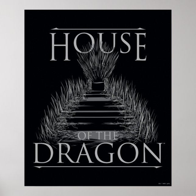 HOUSE OF THE DRAGON | Iron Throne Graphic Poster (Front)