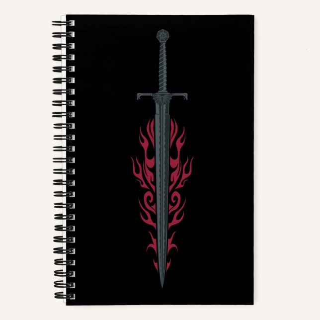 HOUSE OF THE DRAGON | King Viserys Flaming Sword Notebook (Front)