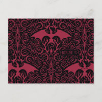 HOUSE OF THE DRAGON | Red Dragon Filigree Pattern
