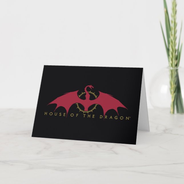 HOUSE OF THE DRAGON | Red Dragon Graphic Card (Front)