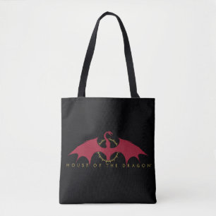 HOUSE OF THE DRAGON   Red Dragon Graphic Tote Bag