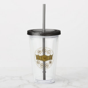HOUSE OF THE DRAGON   Seven Kingdoms Crown Graphic Acrylic Tumbler