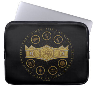 HOUSE OF THE DRAGON Seven Kingdoms Crown Graphic Laptop Sleeve