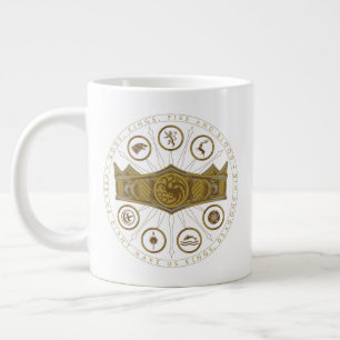HOUSE OF THE DRAGON   Seven Kingdoms Crown Graphic Large Coffee Mug