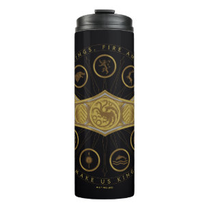 HOUSE OF THE DRAGON   Seven Kingdoms Crown Graphic Thermal Tumbler