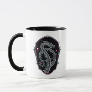HOUSE OF THE DRAGON   Silver Dragon Crest Mug