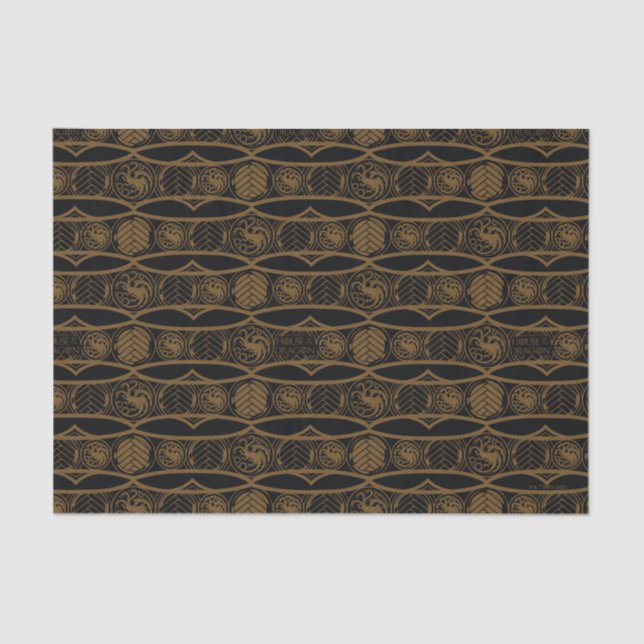 HOUSE OF THE DRAGON | Targaryen Stripe Pattern Tissue Paper (Front)