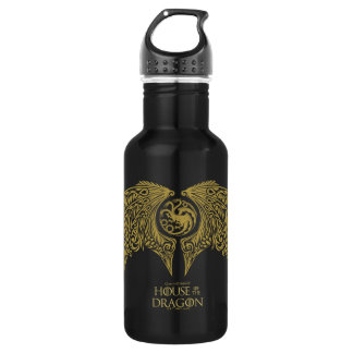 HOUSE OF THE DRAGON | Winged Targaryen Crest 532 Ml Water Bottle