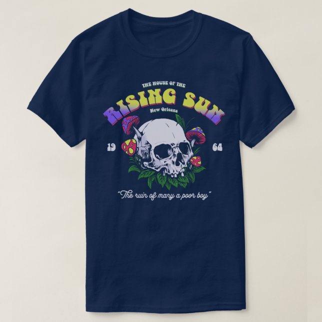 House of the Rising Sun 1964 1960s music T-Shirt (Design Front)