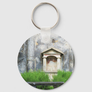 House of the Small Pagan Fountain Key Ring