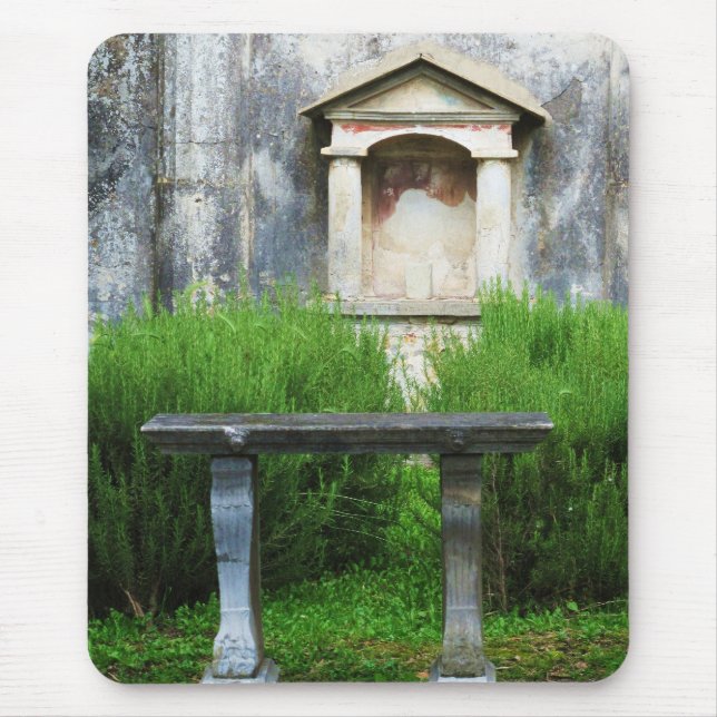House of the Small Pagan Fountain Mouse Mat (Front)