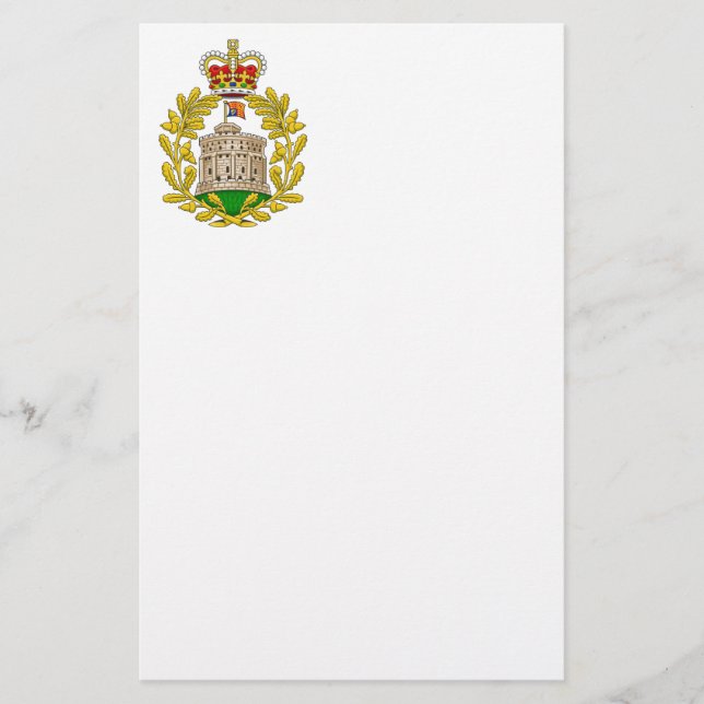 House of Windsor Royal Coat of Arms Stationery (Front)