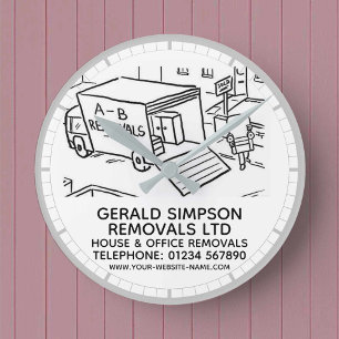 House & Office Removals Round Clock