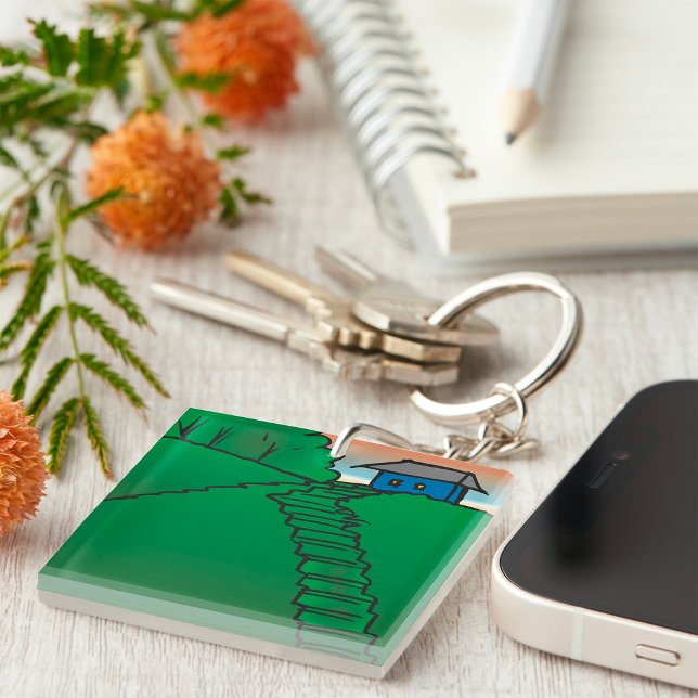 House On A Green Hill Key Ring (Creator Uploaded)