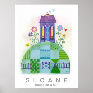 house on a hill poster