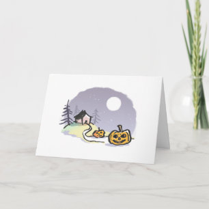 House on Haunted Hill Greeting Card {Halloween}