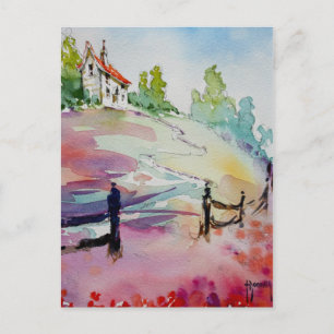House On The Hill Postcard