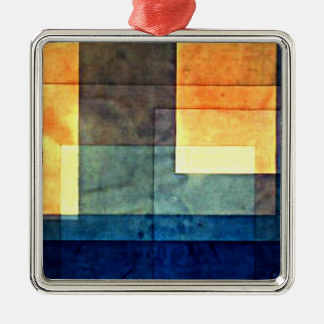 House on the Water by Paul Klee,  Metal Tree Decoration (Front)
