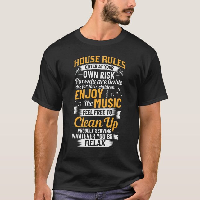 House Ownership House Rules Real Estate Property H T-Shirt (Front)