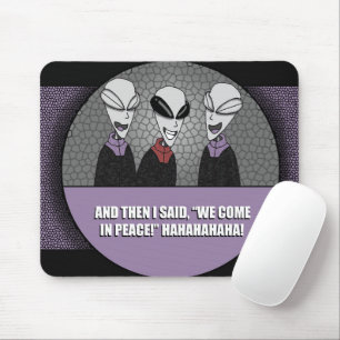House Pad - Area 51 aliens joke Mouse Mat