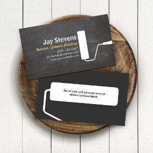 House Painter Black Painting Business Business Card