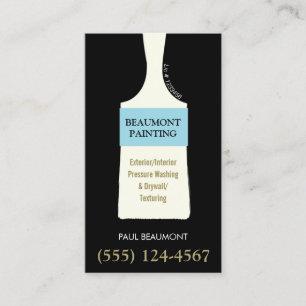 House Painter Brush Business Card