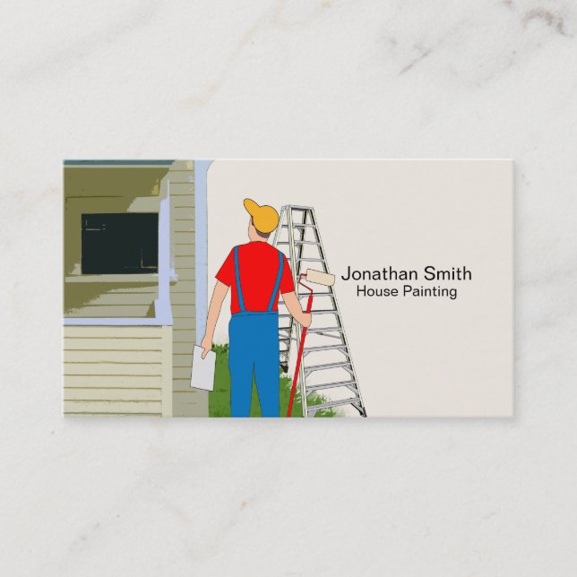 House Painter Business Card (Front)