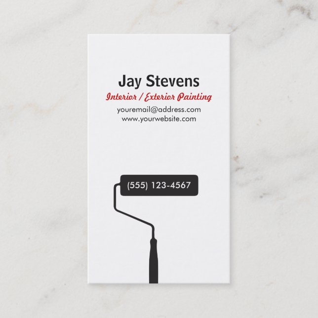House Painter Business card (Front)