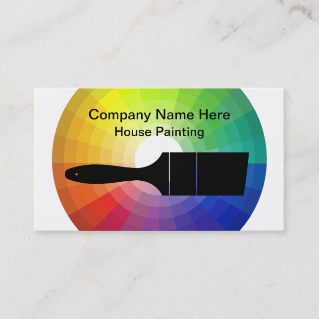 House Painter Business Cards (Front)