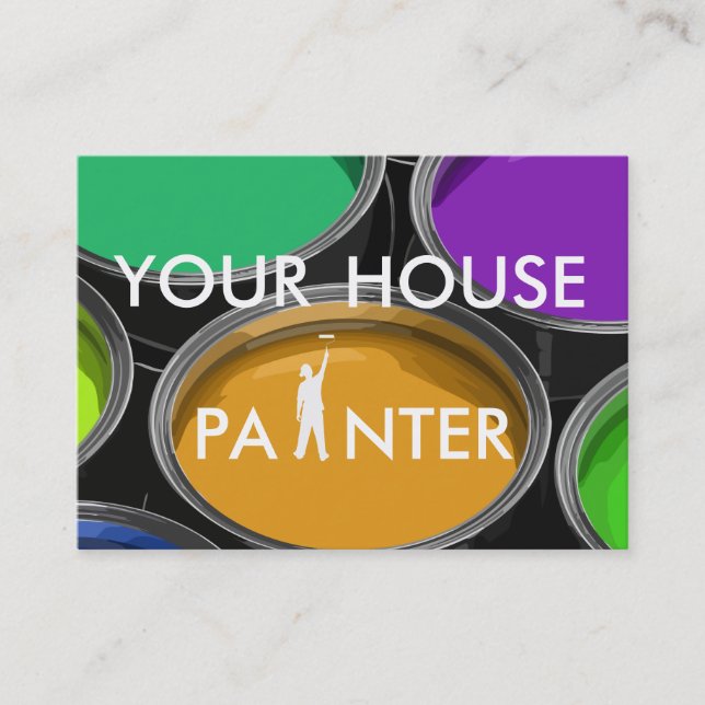 House Painter Business Cards (Front)