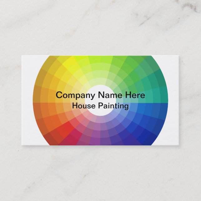 House Painter Business Cards (Front)