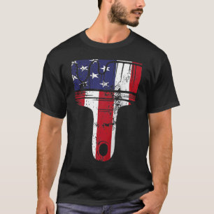 House Painter Decorator Paint Brush American Flag T-Shirt