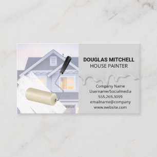 House Painter   Dripping Paint Business Card